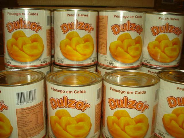 Pessegos em calda ''Dulzor''